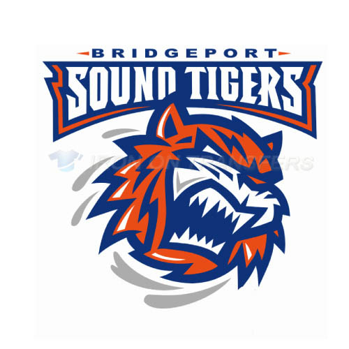 Bridgeport Sound Tigers Iron-on Stickers (Heat Transfers)NO.8983